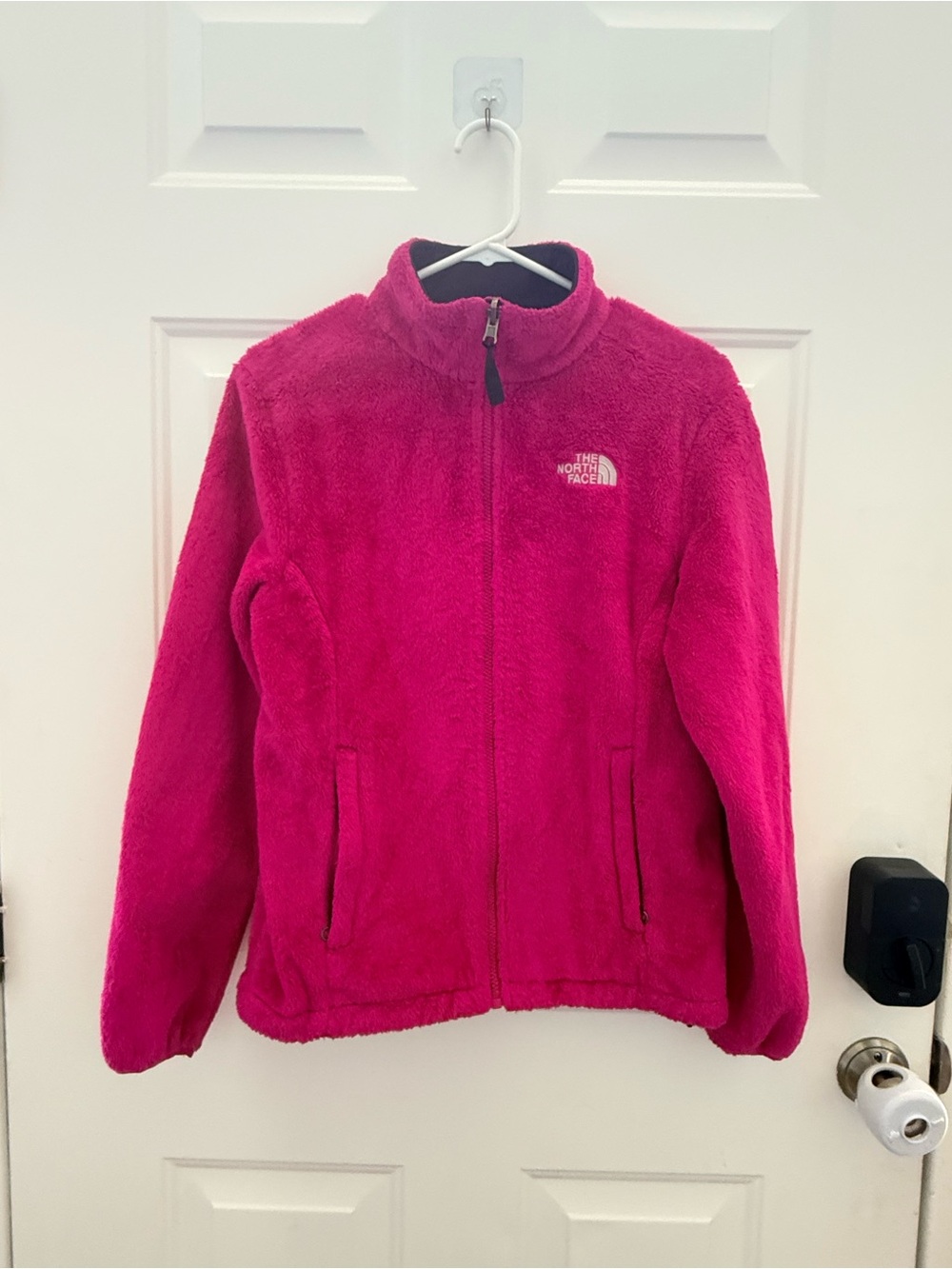 The North Face Hot Pink Plush Fleece Jacket